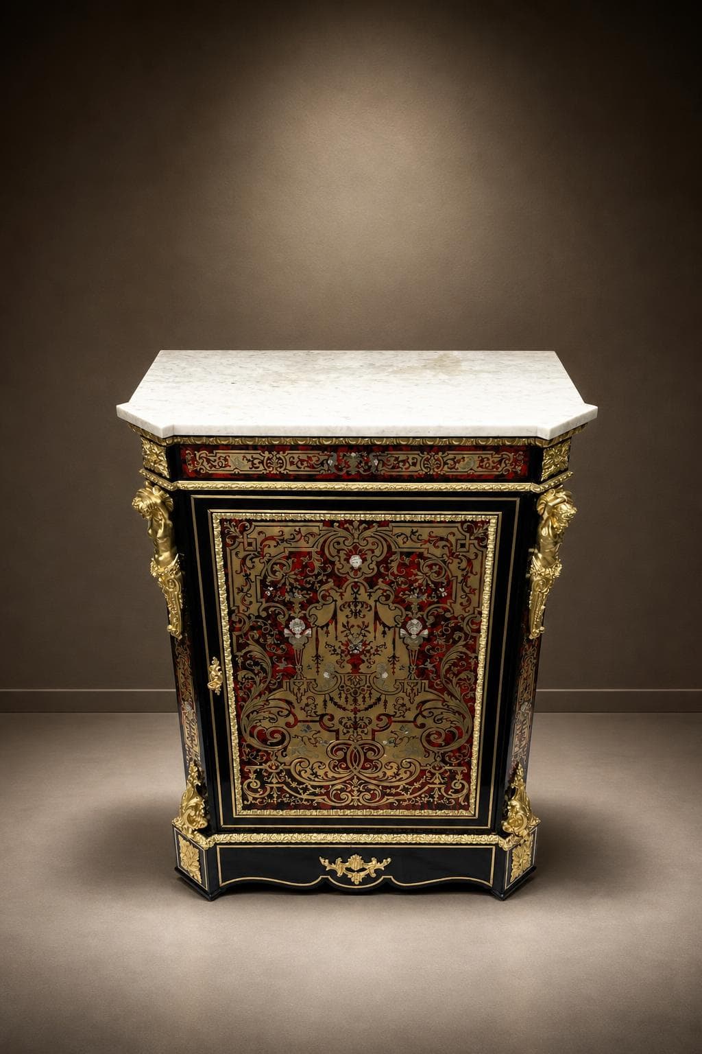 Meuble d’appui marqueterie Boulle Napoléon III PRETOT