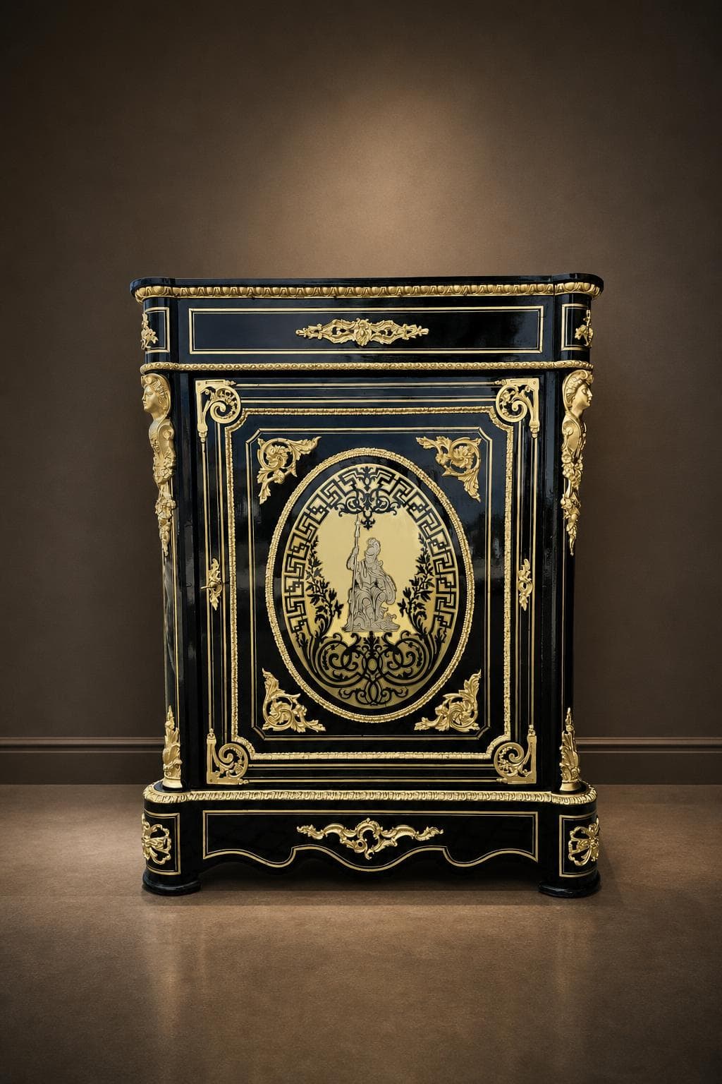 meuble d’appui en marqueterie boulle estampillé « Befort Jeune » époque Napoléon III