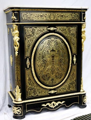 les meubles d’appui 1 porte en marqueterie Boulle