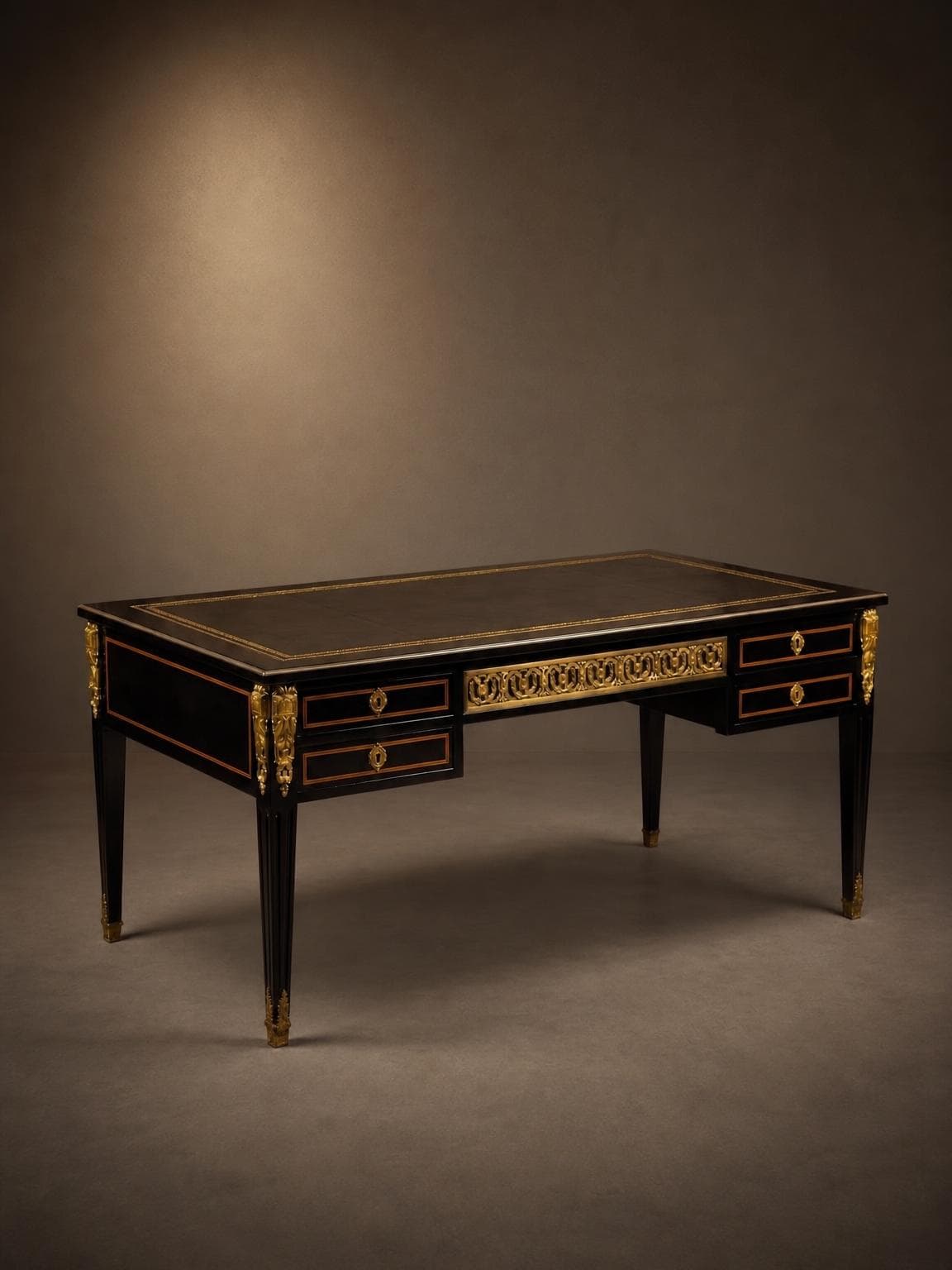 bureau plat d'époque Napoléon III