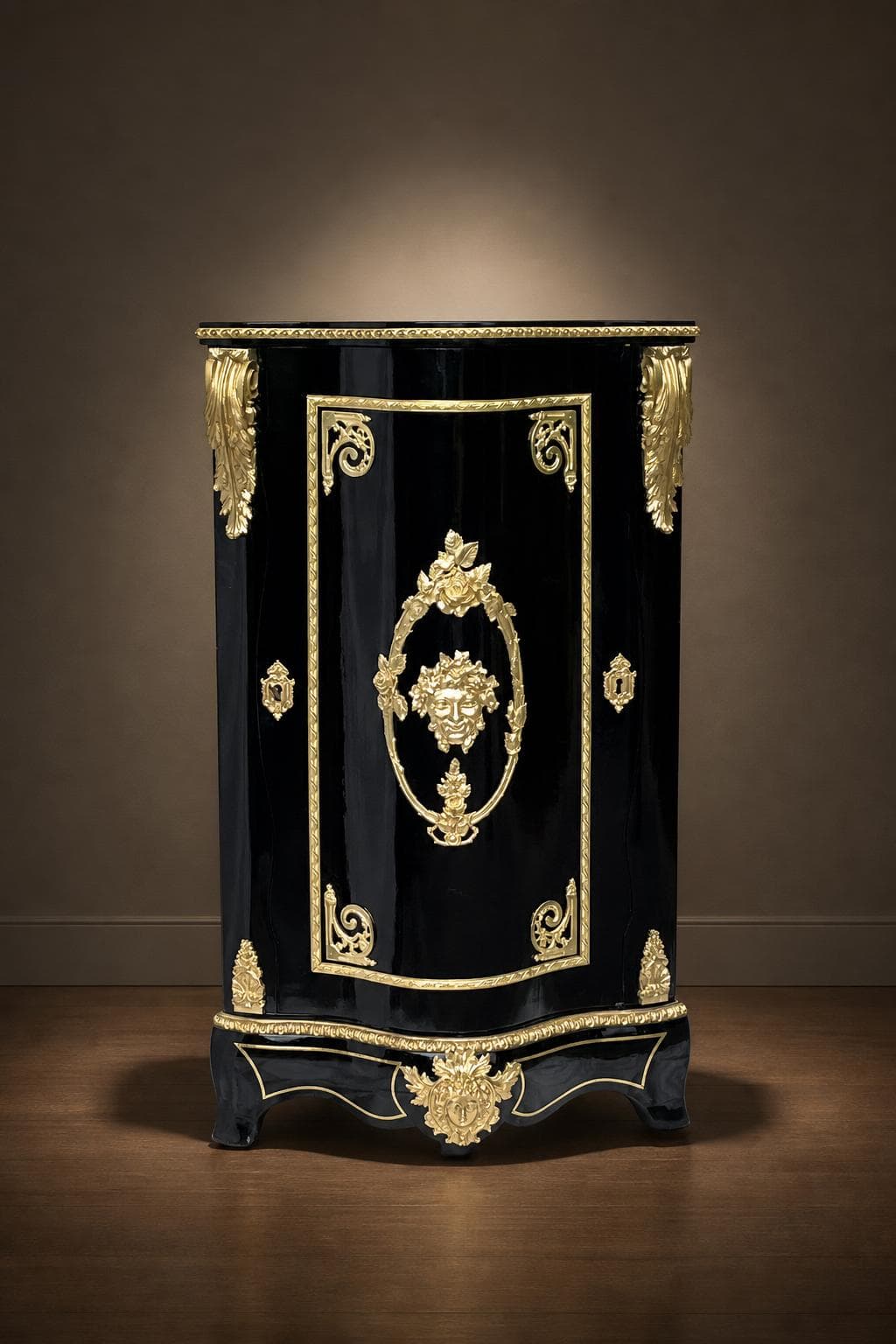 Napoleon III Boulle marquetry and bronze corner cabinet