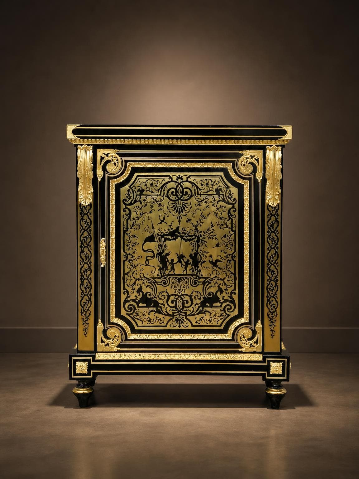 Napoleon III Boulle ceremonial cabinet signed BEFORT Jeune