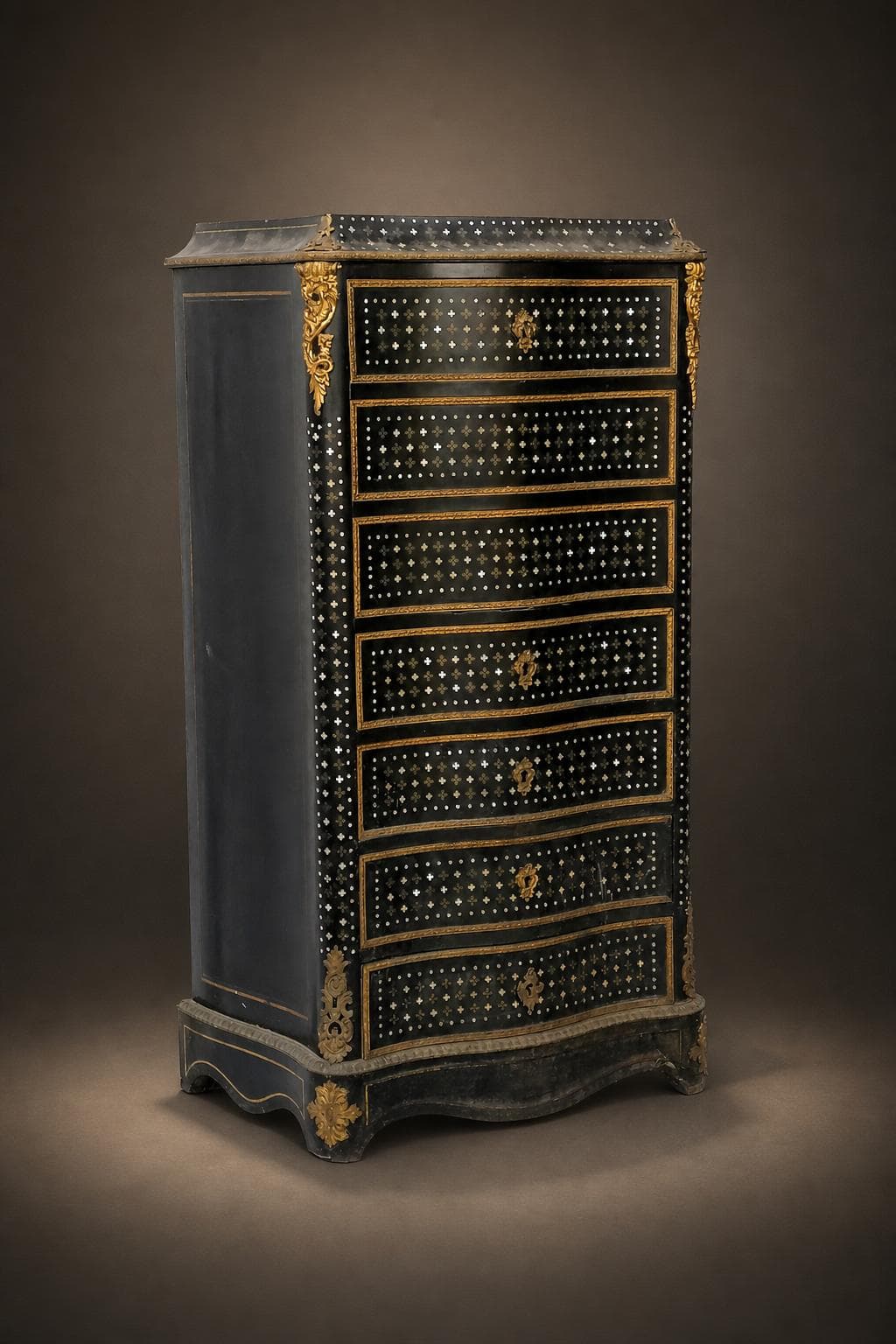 secrétaire marqueterie Boulle à la reine Napoléon III