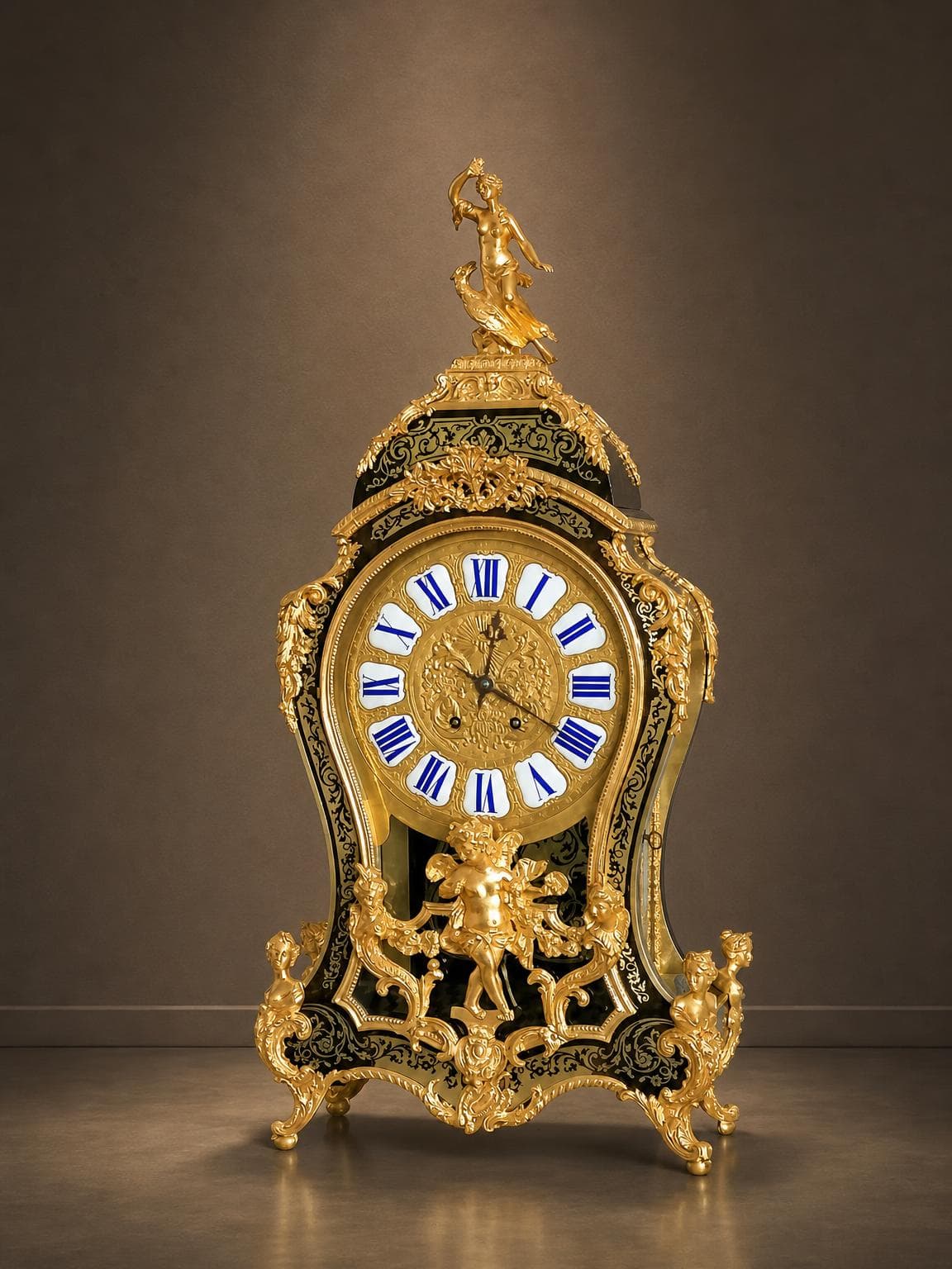 Grand cartel marqueterie Boulle Napoléon III