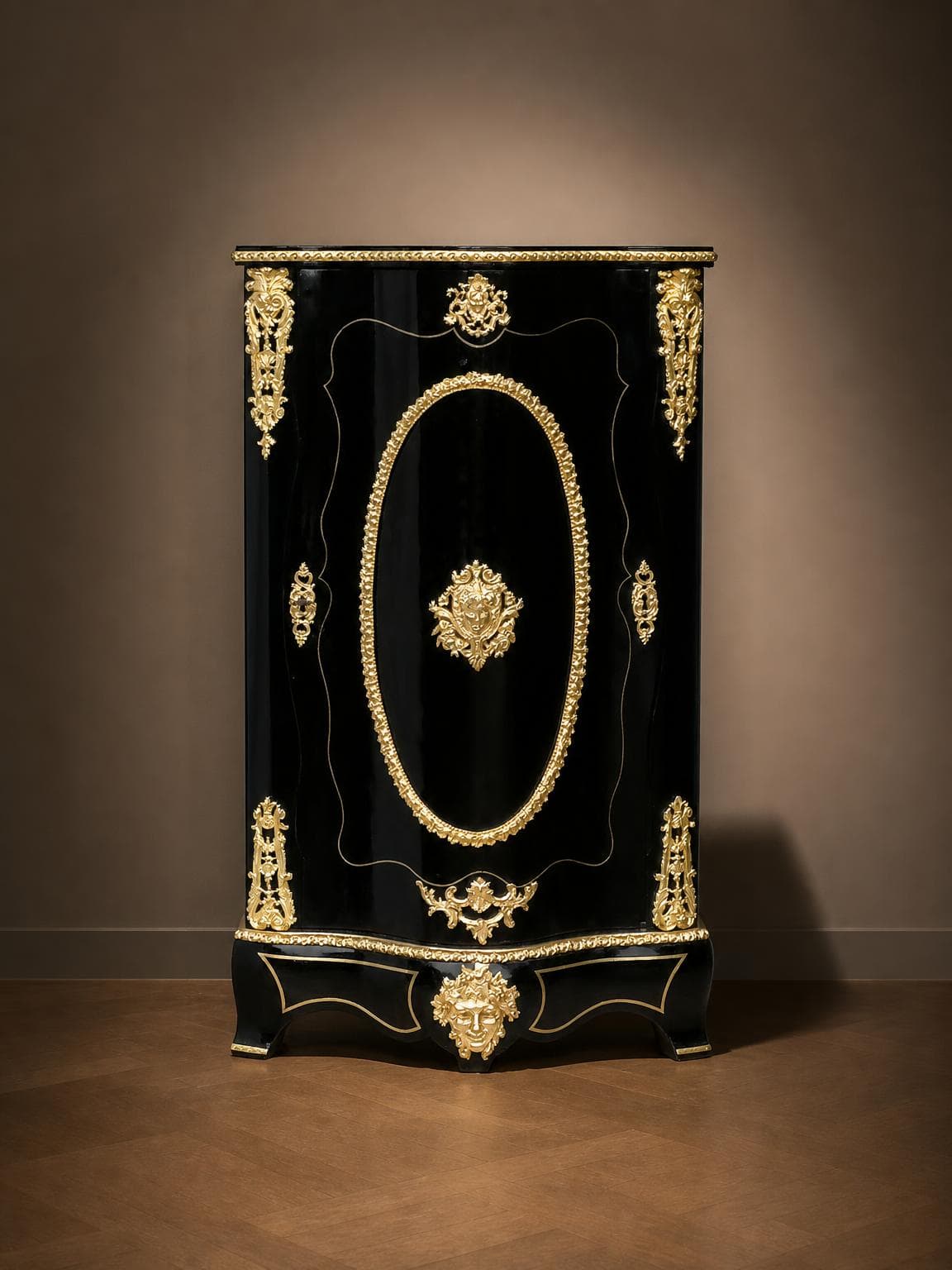 Napoleon III Boulle marquetry corner cabinet