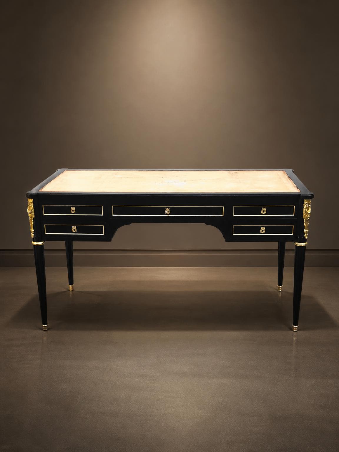 Grand Bureau de ministre Louis XVI Napoleon III
