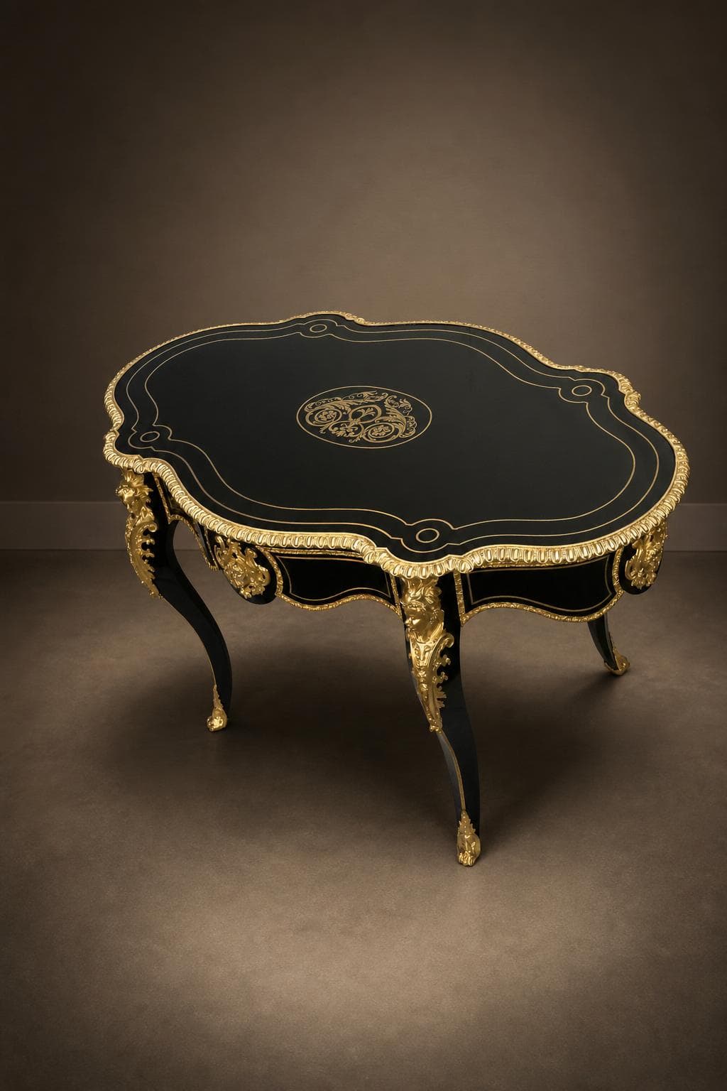 Napoleon III Boulle marquetry gueridon table