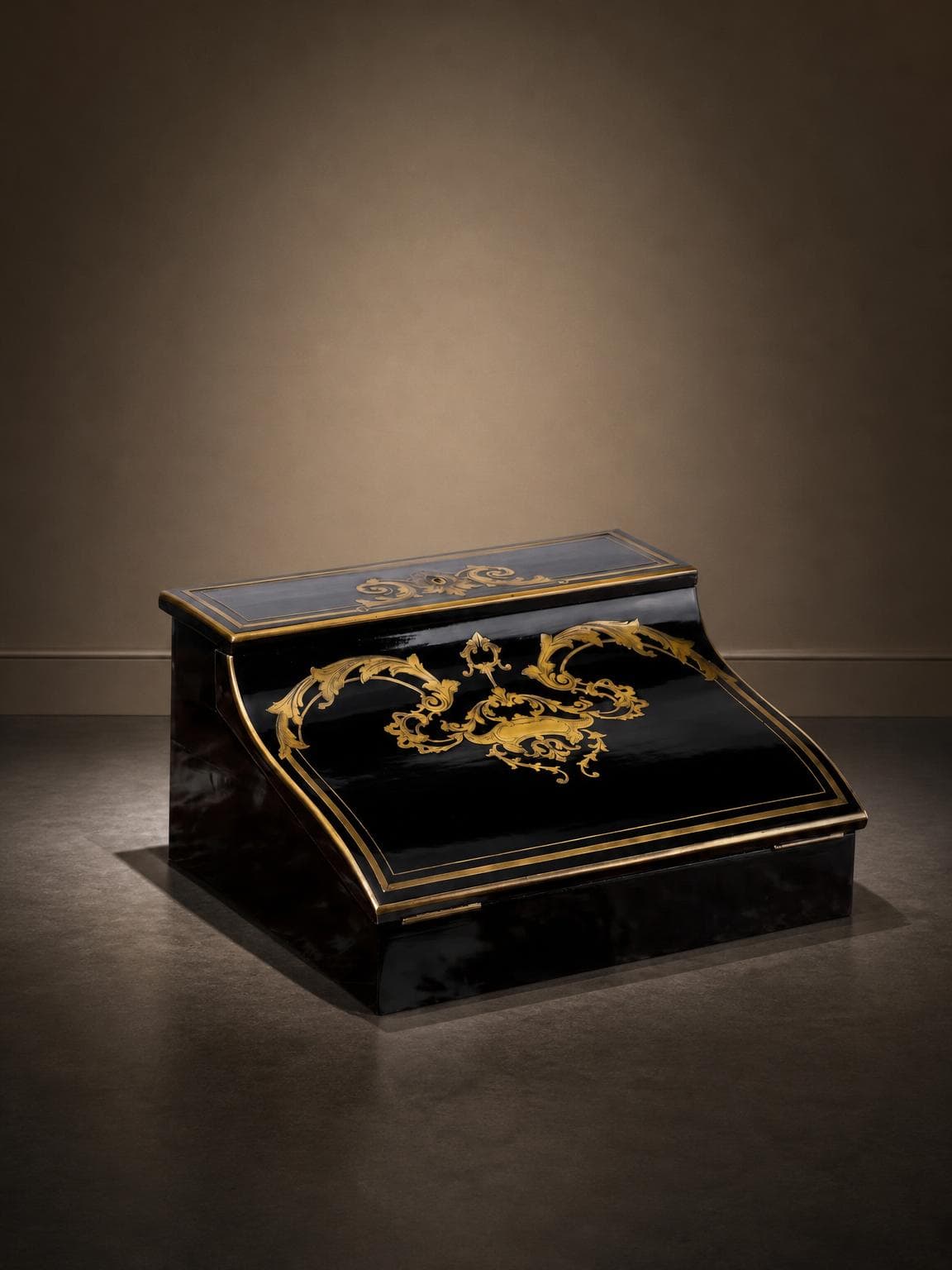 coffret ecritoire en marqueterie boulle