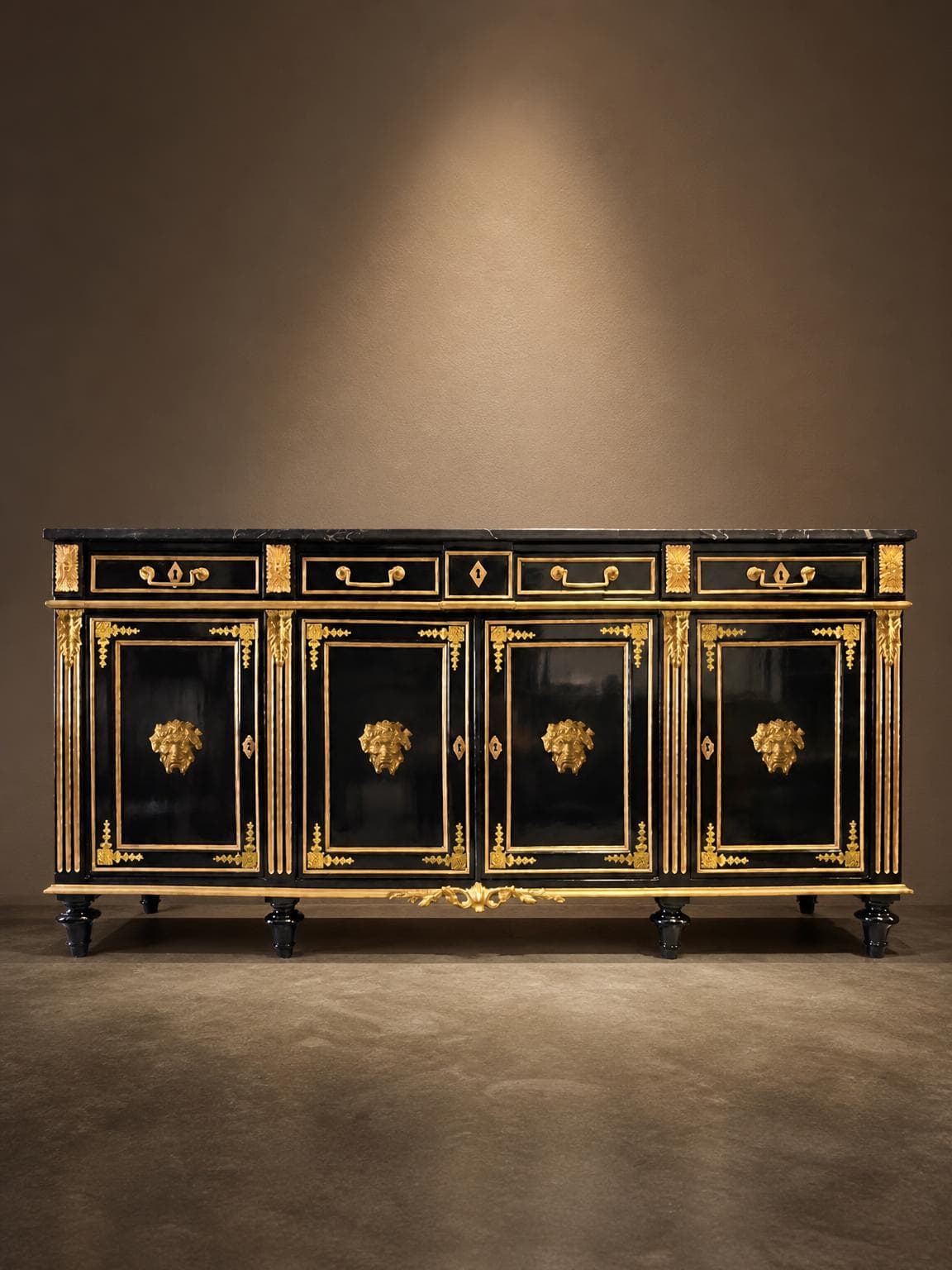 enfilade 4 portes époque Napoléon III