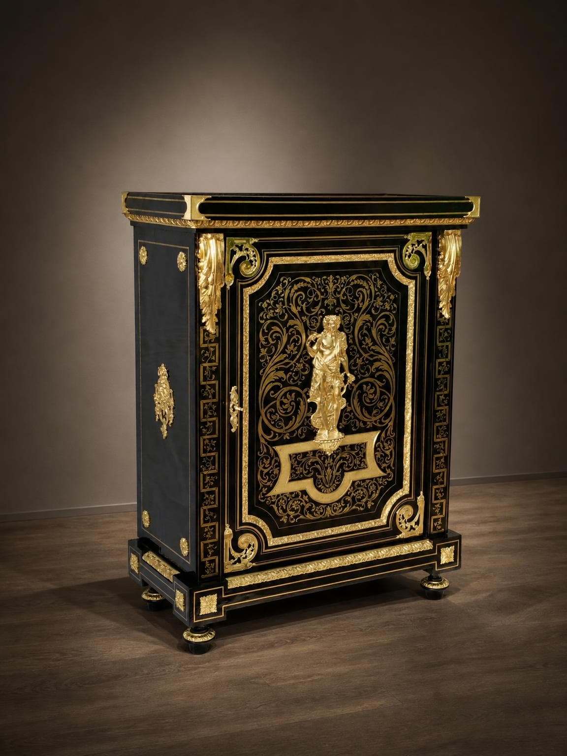 Napoleon III Boulle marquetry ceremonial cabinet, BEFORT Jeune